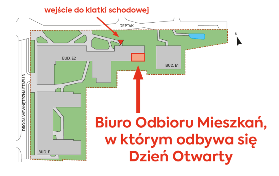 mapa dzien otwarty biuro odbioru mieszkan